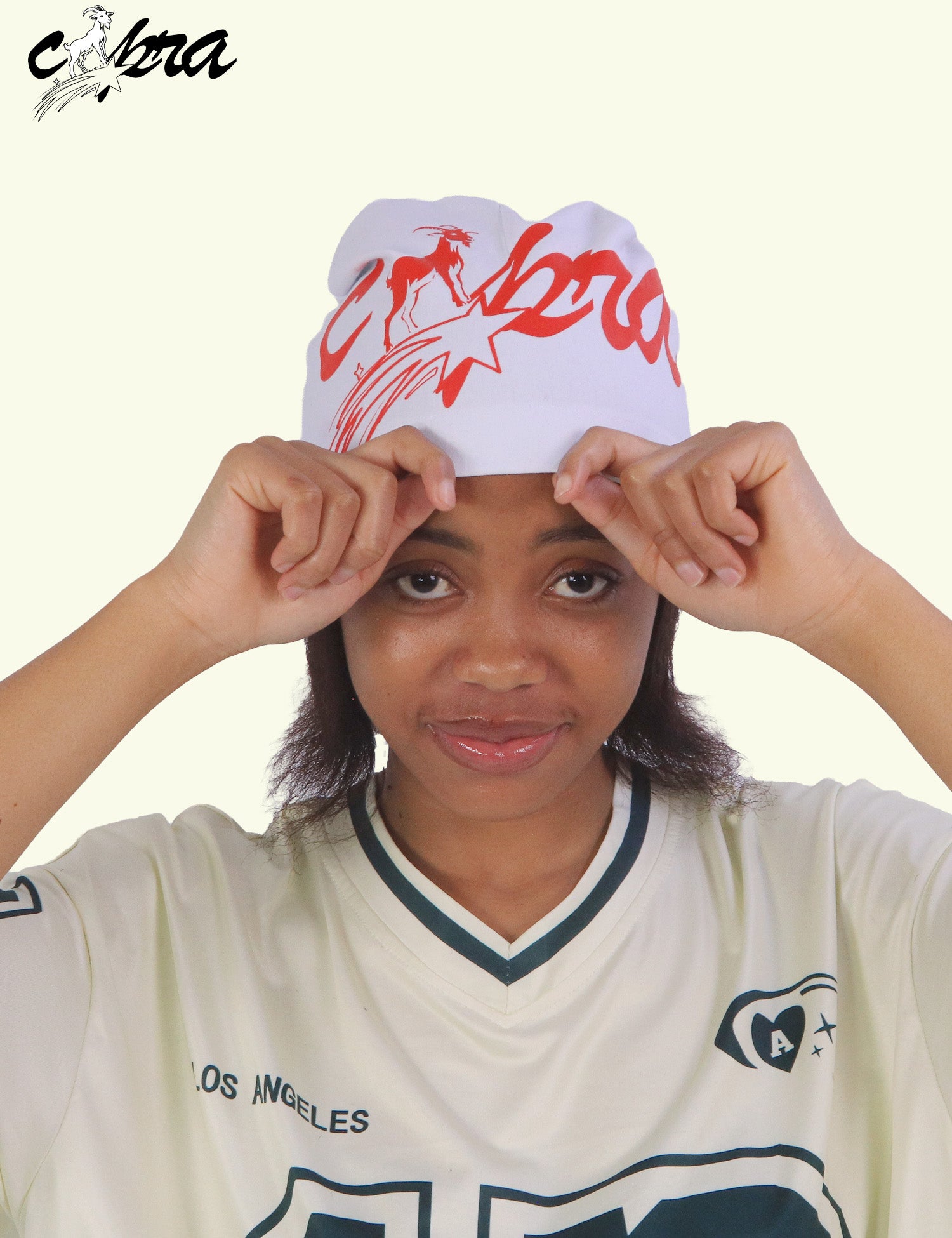 Capra Skull cap- White